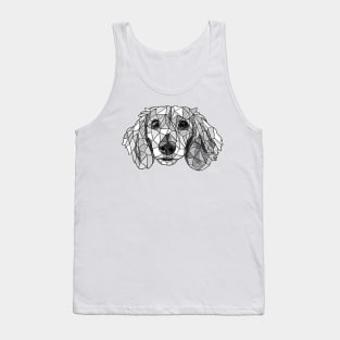 Doxen Sketchy Geometric Art Tank Top